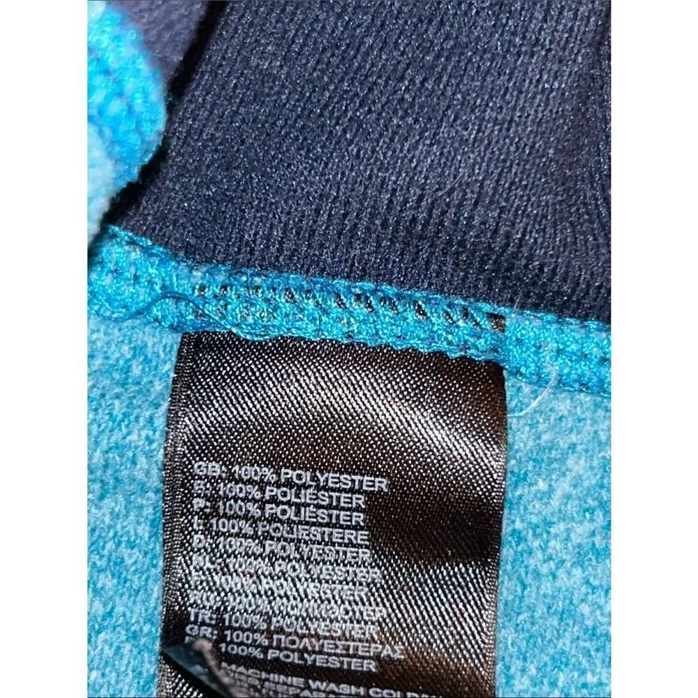 The North Face Men’s Teal and Navy Half-Zip Pullover